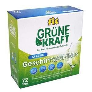 FIT Grüne Kraft Classic 72 Tabs Spülmaschinentabs Geschirrspültabs