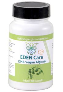 VITARAGNA® vegane Omega 3 Kapseln aus Algenöl, 1000 mg Algenöl mit 400 mg DHA pro Tagesdosis, kein Fischöl, 60 Kapseln, hochdosiert und hohe Bioverfügbarkeit, vegan (Algen)