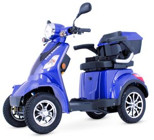 ECO ENGEL 510 Blau, 25 km/h E-Scooter Senioren Roller Seniorenmobil Elektromobil 4 Räder
