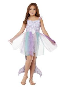 Kinder Kostüm Muschel Meerjungfrau Karneval Fasching Gr. S