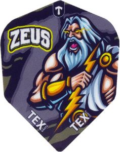 Dart Flights – Robuste Flights für präzise Würfe Zeus Motiv