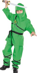 Ninja-Anzug grün, Größe:128