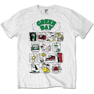 Green Day - "Dookie RRHOF" T-Shirt für Herren/Damen Unisex RO2296 (XL) (Weiß)