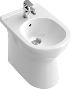 Villeroy & Boch O.novo - Stojaci bidet 360x560x400 mm, 1 otvor pre batériu, alpská biela 54610001