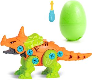 Dinosaurier Montage Spielzeug, Stück Dino Spielzeug mit Schrauben Acanthosaurus Dinosaurier Ei DIY Gebäude Spielzeug Geschenke für Kinder Jungen Mädchen (Acanthosaurus)