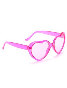 Herz Party-Brille Spassbrille pink