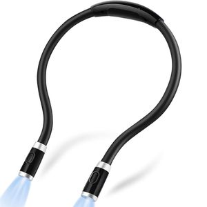 Flexibel LED Buchlampen Wiederaufladbar Leselampe Lampe, auch für kinderbeleuchte/joggen/wandern/Camping/Picknick (USB Anschluss)