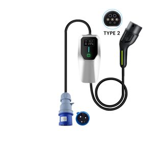 Ladepistole 32A EVSE EU EV Ladekabel Type2 Tragbare Ladegerät Box 7KW ev charger 5m