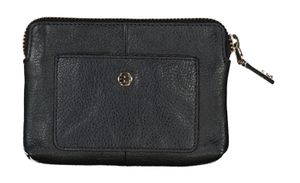 ESPRIT Leder Geldbörse Small Leather Wallet Zip Around Black schwarz