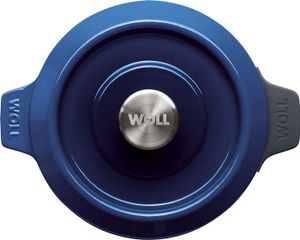 Woll Iron Kochtopf Gusseisen 24 cm blau