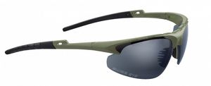 Buchner SwissEye Apache Green ballistische Schießbrille mit Wechselgläsern Dunkelgrün