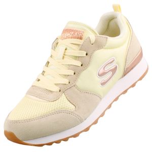 Skechers Damen-Sneaker OG85 - Goldn Gurl Gelb-Rose-Gold, Farbe:gelb, EU Größe:38