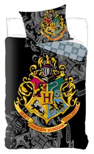 Harry Potter - Hogwarts - Wende-Bettwäsche-Set, 135x200 & 80x80