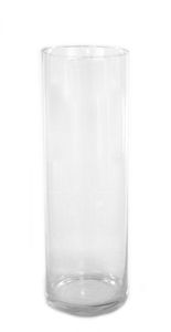Glas-Vase Zylinder klar Ø 15cm x 50cm