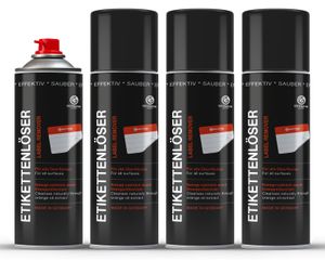 4x Octopus Etikettenlöser, Klebstoffentferner, Etikettenentferner Spray 200 ml