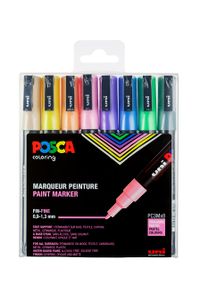 POSCA Pigmentmarker POSCA PC-3M 8er Box Pastell