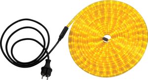 Globo Lighting Schlauch Kunststoff klar, IP44, Stecker, ø: 10mm, Länge Zuleitungskabel 1500mm, inkl. 216x LED 0.06W 230V, 130lm Source, 130lm Output, Gelb