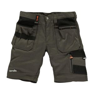 Scruffs T52810 Trade Shorts, grau