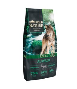 Dehner Wild Nature Hundefutter Auwald, Trockenfutter getreidefrei / zuckerfrei, für ausgewachsene Hunde, Geflügel / Wild, 12 kg