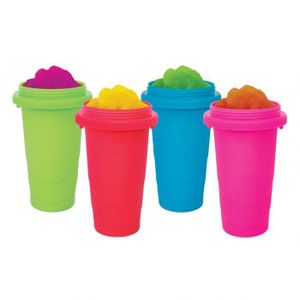 Chillfactor Slusheis Maker Set – 4er Set, BPA-Frei, Slush Eis Maschine für Erfrischende, Selbstgemachte Eisgetränke, Ideal für Sommerpartys und Kinder