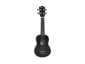 DIMAVERY UK-200 Ukulele, Sopran, schwarz DIMAVERY UK-200 Ukulele, Sopran, schwarz