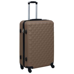 Möbel® Hartschalen-Trolley|Business & Travel Luxe und Stabiler Handgepäck koffer Braun ABS🎡8741