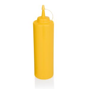 Quetschflaschen aus Polyethylen, 0,70 Liter, Farben wählbar : Gelb Variante: Gelb
