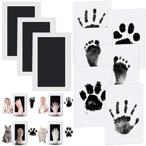 9 STÜCKE / Satz Pfotenabdruck Set Hund Katze Baby Handabdruck Fuß- oder Hand-Abdruck Set