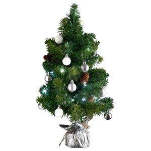 Künstlicher Weihnachtsbaum LED, geschmückt, 50 cm