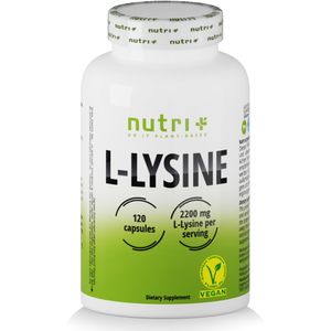 L-LYSIN HOCHDOSIERT - 120 Kapseln - Baustein für Kollagen & Bindegewebe - L-Lysine Vegan Aminosäure -  ohne Magnesiumstearate