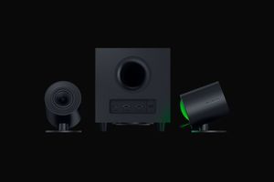Razer Nommo V2 Lautsprechersystem - 2.1 Lautsprechersystem mit Razer Chroma Beleuchtung