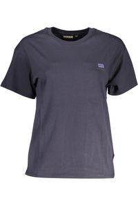 Napapijri Perfect Dámské tričko s krátkým rukávem Blue Barva: Modrá, velikost: L