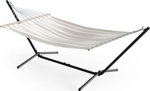 OK-Living Hängematte , 190 x 120 cm Metallgestell, Weiß