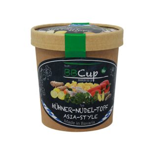 Billers Bio BBCup Instantsuppe Hühner Nudel Topf Asia Style 63g