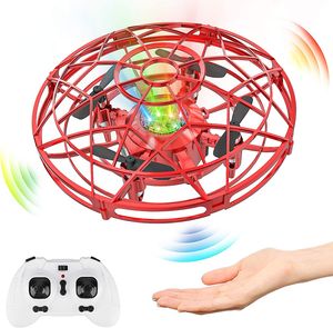 FNCF Mini UFO Drohne Kinder Flugzeug RC Hubschrauber Spielzeug Flip & Rotation interaktives Spielzeug