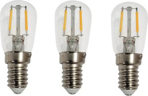 3 x Kühlschranklampe LED E14 Fassung 1,3 Watt 1,3W 110 Lumen 2700 Kelvin