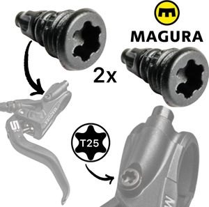 2 x Magura MT Bremshebel EBT Torx T25 Entlüftungs Verschlusssschraube