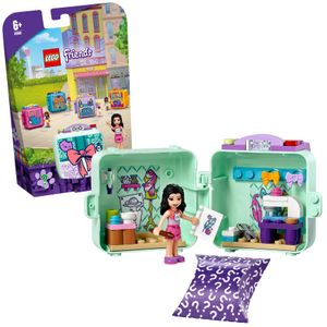 LEGO 41668 Friends Emmas Mode-Würfel, Kinderspielzeug, Spielzeug ab 6 Jahre mit Mini Modepuppe, Geschenk für Mädchen und Jungen