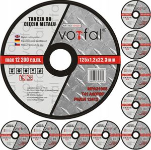 Ø125 mm 10 Stück Trennscheiben 1.2 mm Flexscheiben Inox Edelstahl Metall Stahl