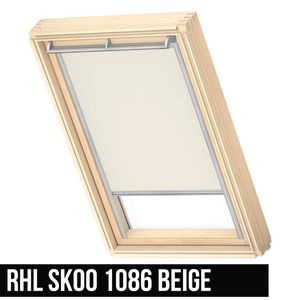 OUTLET VELUX RHL SK00 1086 114x160 cm Sichtschutzrollo Haltekrallen Dachfenster
