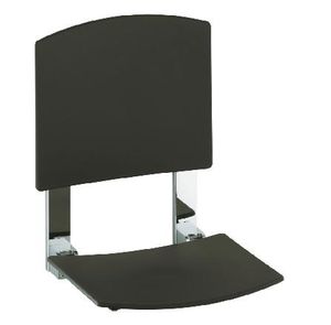 Keuco Klappsitz CARE PLAN Sitzfläche 360 mm verchromt/schwarzgrau