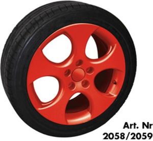 Foliatec FT2059 Sprüh Folie für Felgen 2x 400ml Felgenfolie Rot glänzend