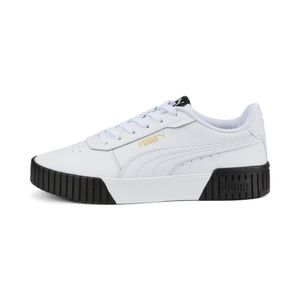 Puma Carina 2.0 Damen Sneaker Leder Schuhe 385849 04 Weiß, Schuhgröße:39 EU