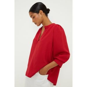 Dorothy Perkins - Dámská košile přes hlavu DP175 (36 CZ) (Berry red)