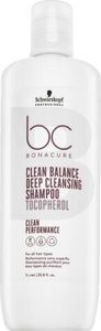 Schwarzkopf Bc Clean Balance Deep Cleansing Shampoo 1000ml