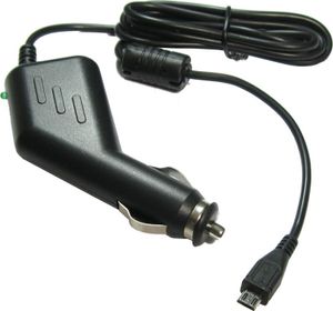 Premium Micro-USB 2A KFZ-Ladekabel 12V/24V mit TMC Antenne ersetzt 4UUC5 4UUC.001.05 4 UUC 23 für Becker Blaupunkt Falk Garmin Navigon TomTom Navigationsgerät (1,1m Länge)