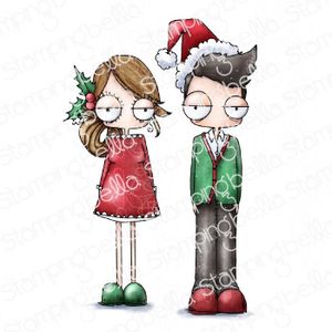 Stamping Bella, Rubber Stamp, ODDBALL CHRISTMAS PARENTS