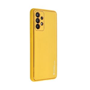 Obal / kryt na Samsung Galaxy A23 5G žlutý - Forcell Leather