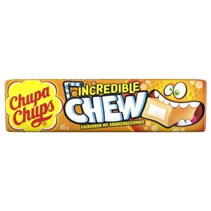 Chupa Chups Incredible Chew Kaubonbons mit Orangengeschmack 45g