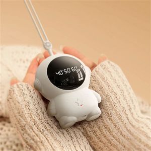 Mini Astronaut Handwärmer 2 in 1 USB wiederaufladbarer Handwärmer elektrischer Handheld Winterwärmer 40℃/50℃/60℃